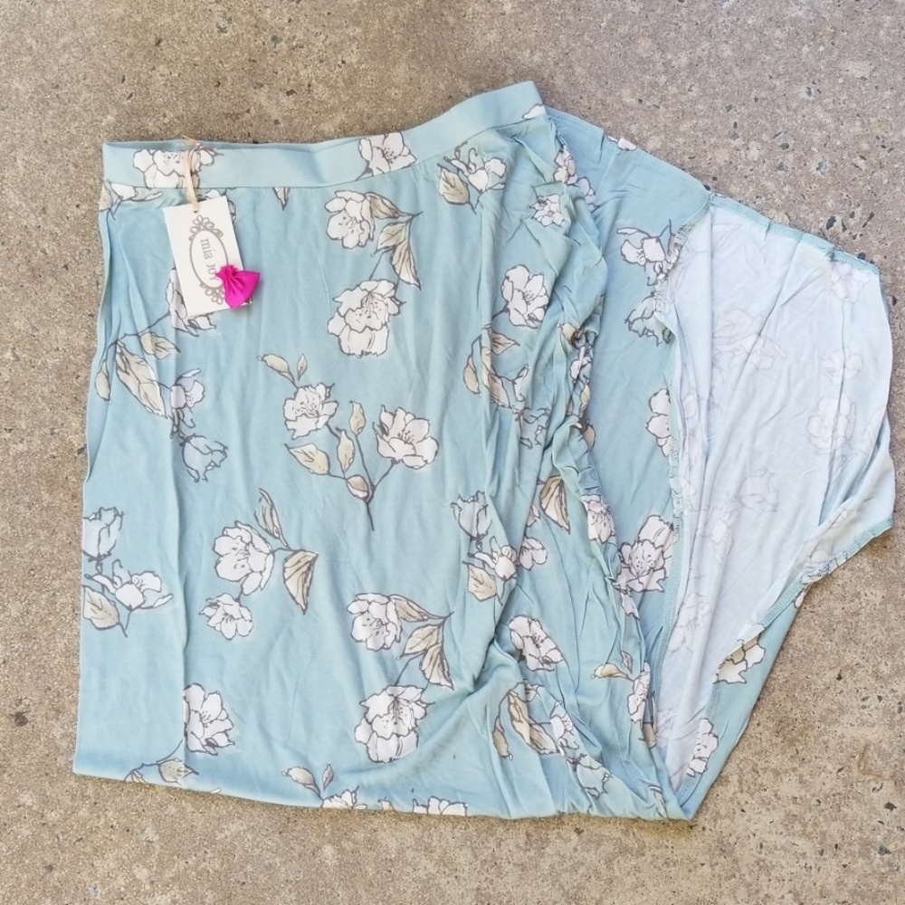 Last 1! (S) Mia Joy Charlotte sea-glass maxi skirt - Picture 4 of 4